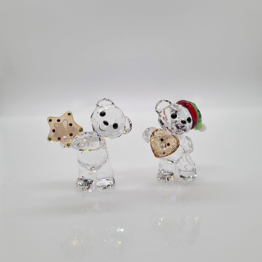 SWAROVSKI Kris Bär Weihnachten 2022 mit Lebkuchen Herz und Stern 5627747