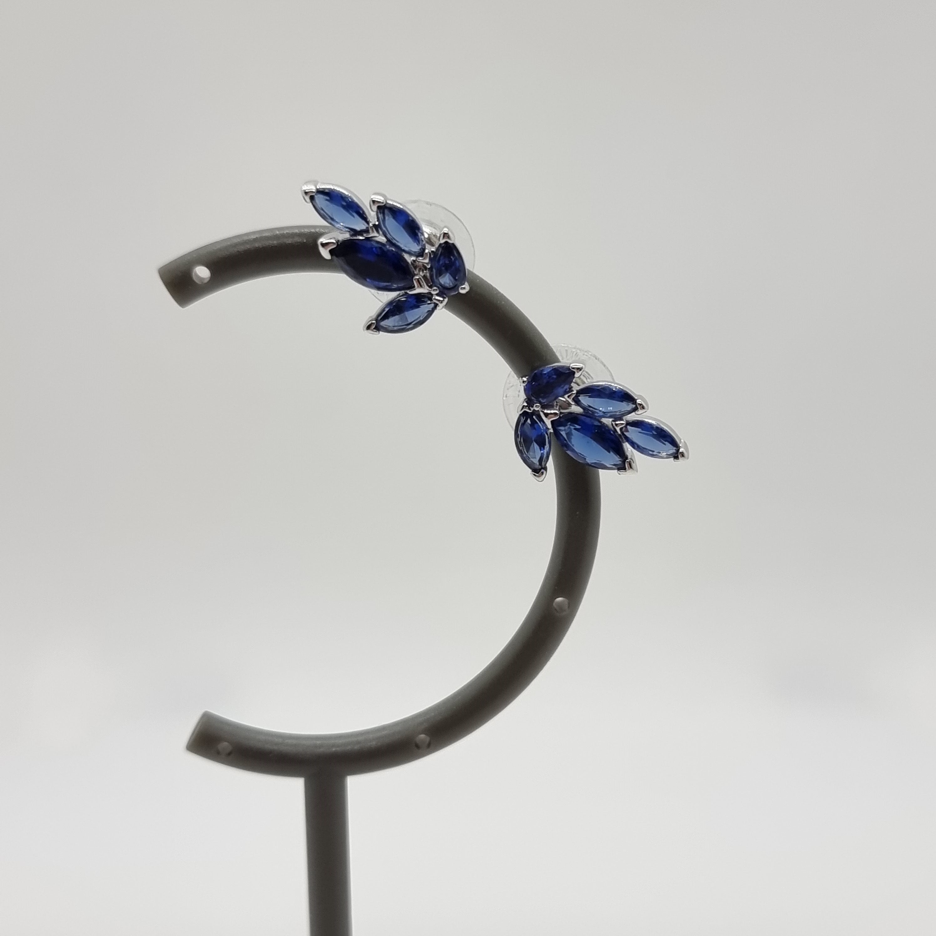 SWAROVSKI Louison Ohrstecker Blau Rhodiniert 5536549