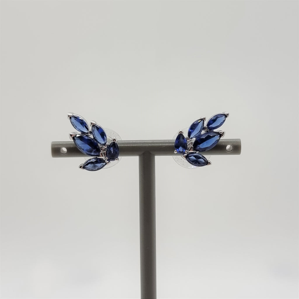 SWAROVSKI Louison Ohrstecker Blau Rhodiniert 5536549