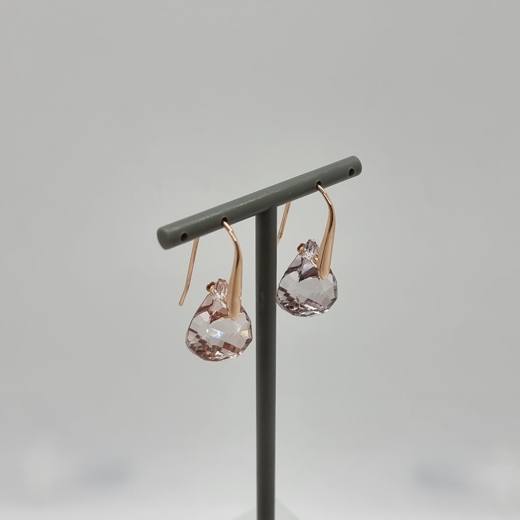 Swarovski Lunar Ohrhänger Rosa, Roségold-Legierungsschicht 5528509