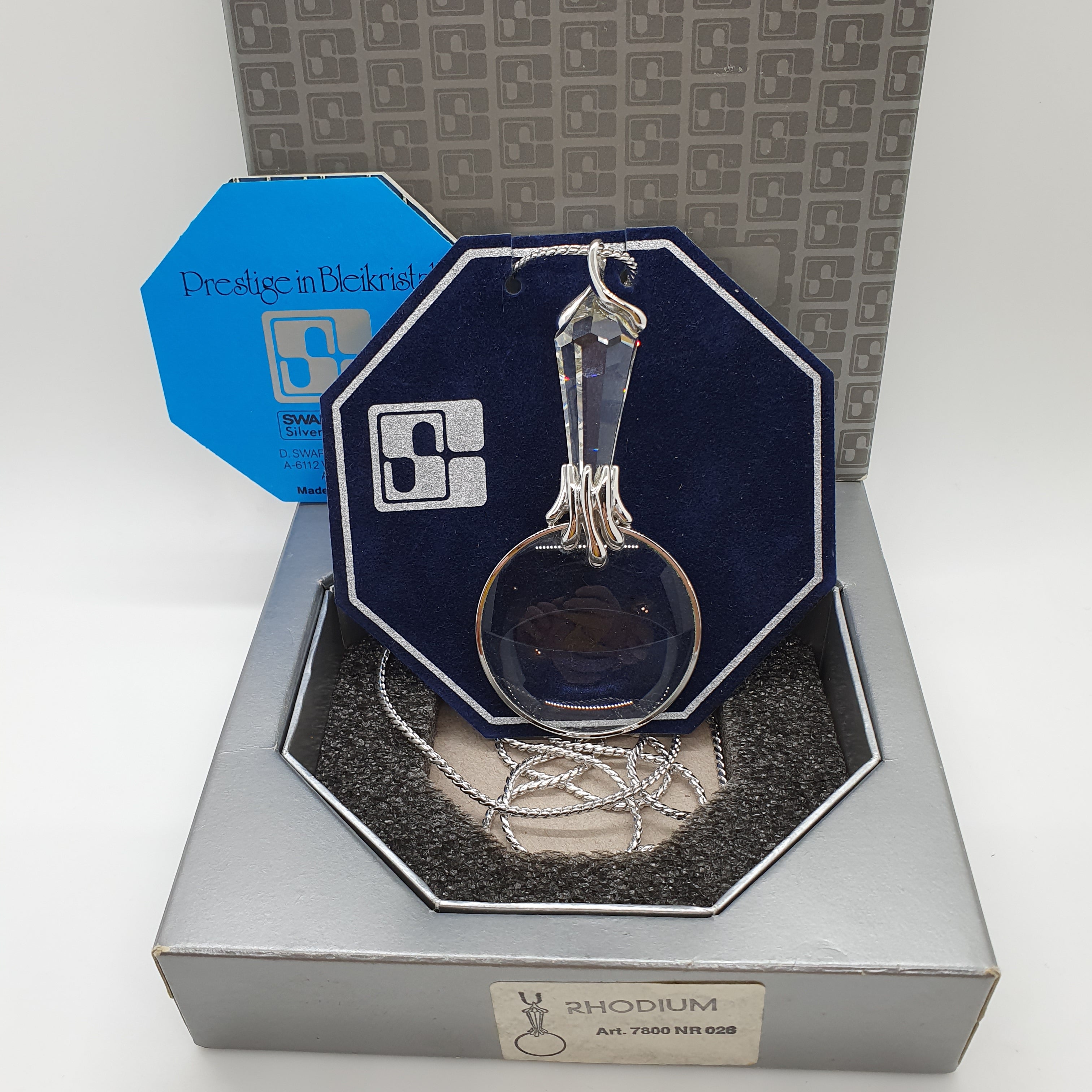 SWAROVSKI Lupe mit Kette Rhodium 7800NR026
