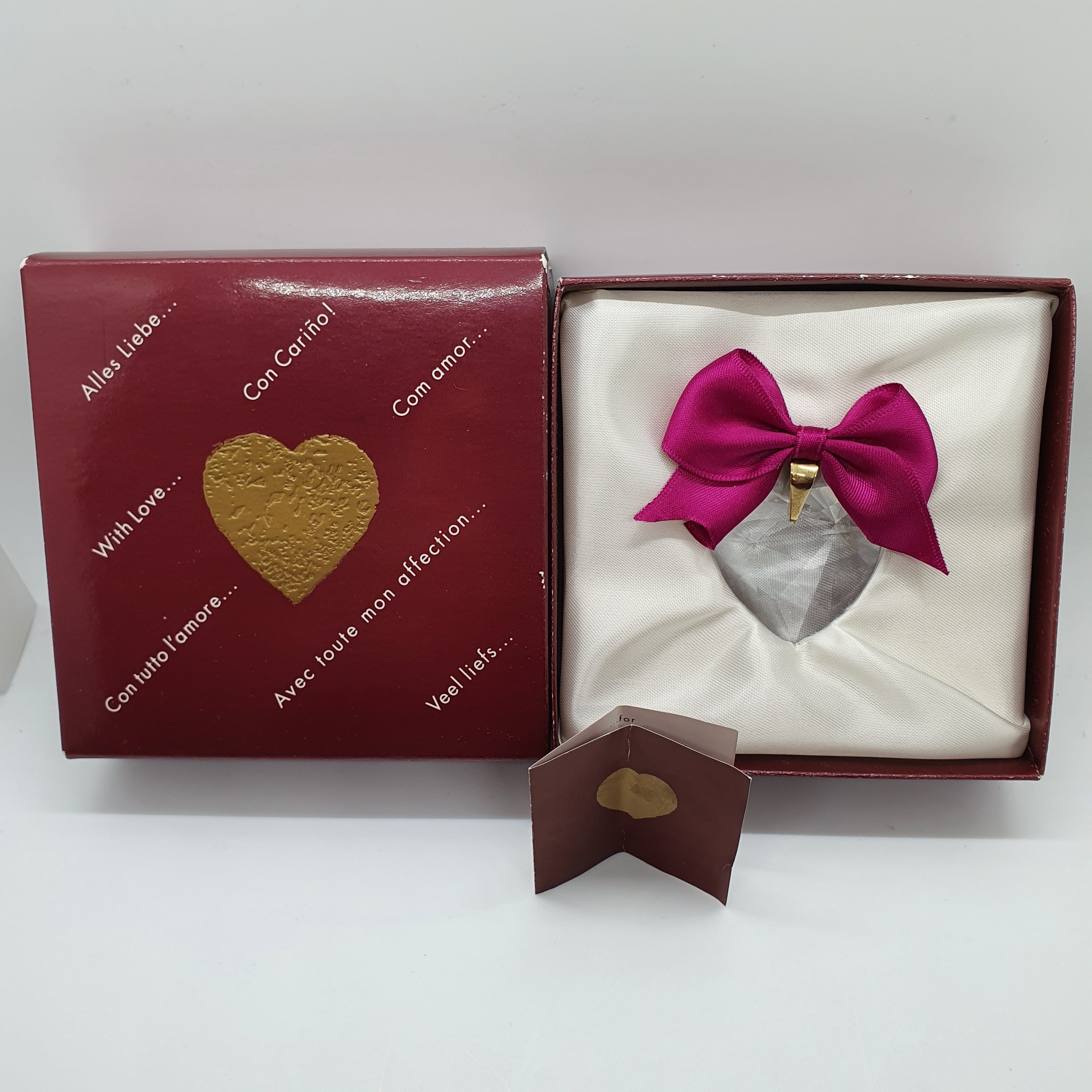 SWAROVSKI Herz Muttertagsherz Crystal Coulors