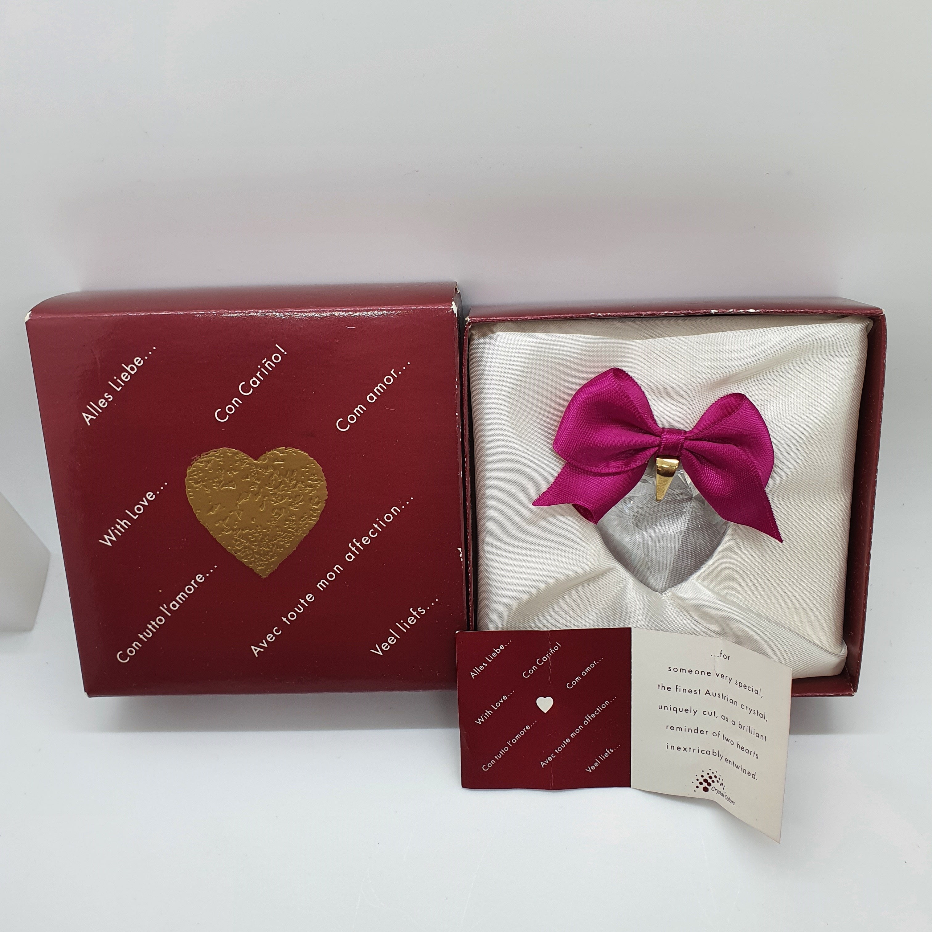 SWAROVSKI Herz Muttertagsherz Crystal Coulors