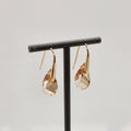 SWAROVSKI Energic Drop-Ohrhänger Braun, Goldlegierungsschicht 5616263