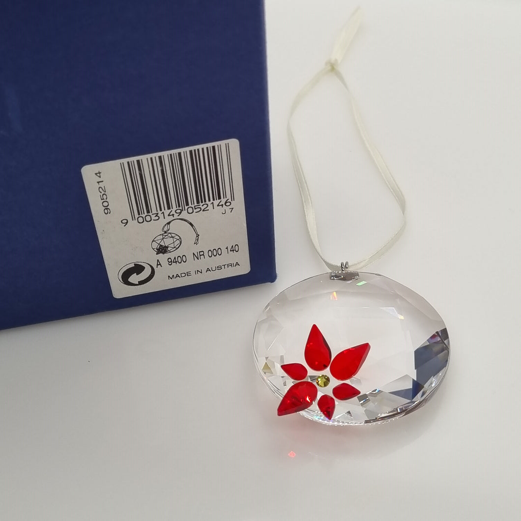 SWAROVSKI Weihnachtsstern Poinsettia Ornament Rund 905214