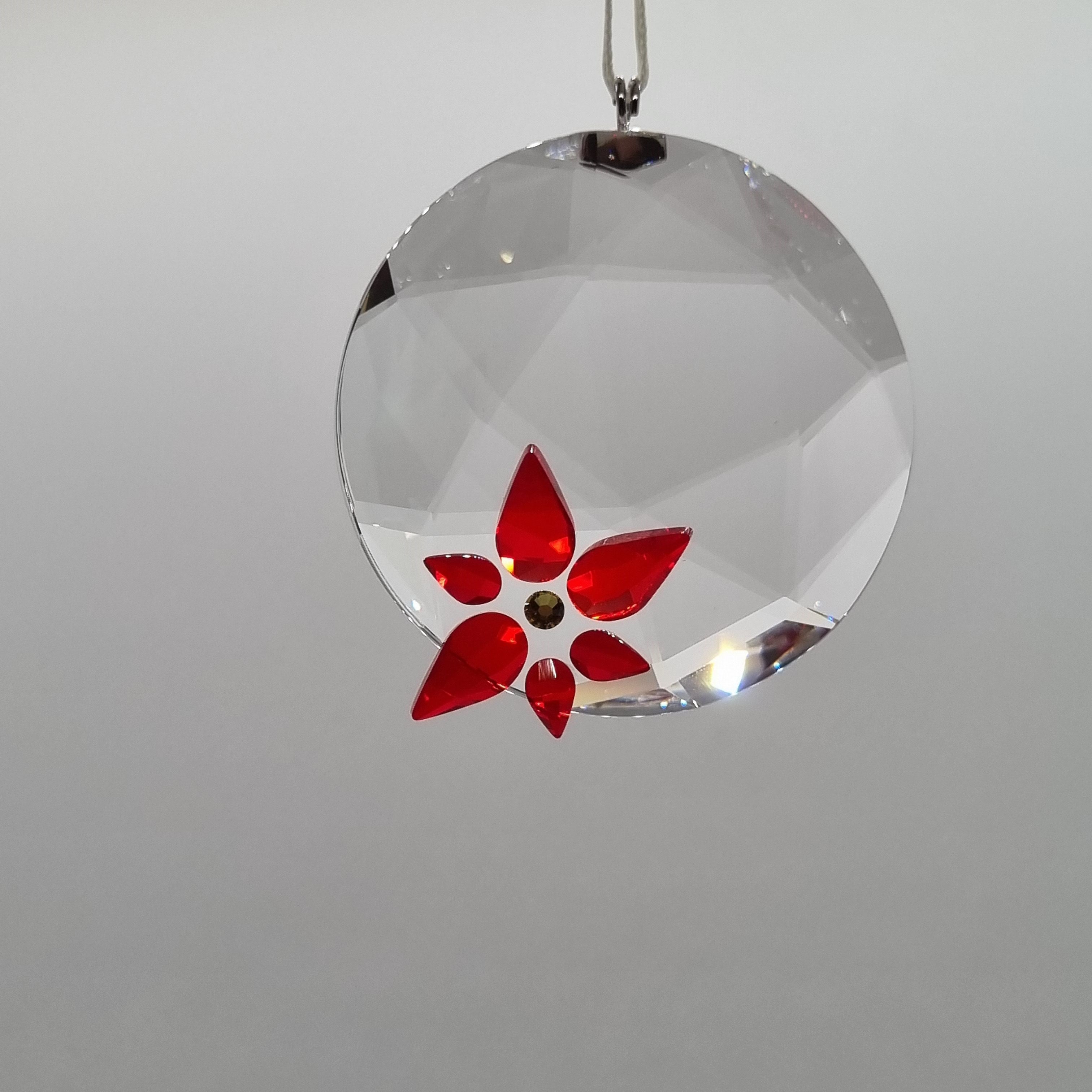 SWAROVSKI Weihnachtsstern Poinsettia Ornament Rund 905214