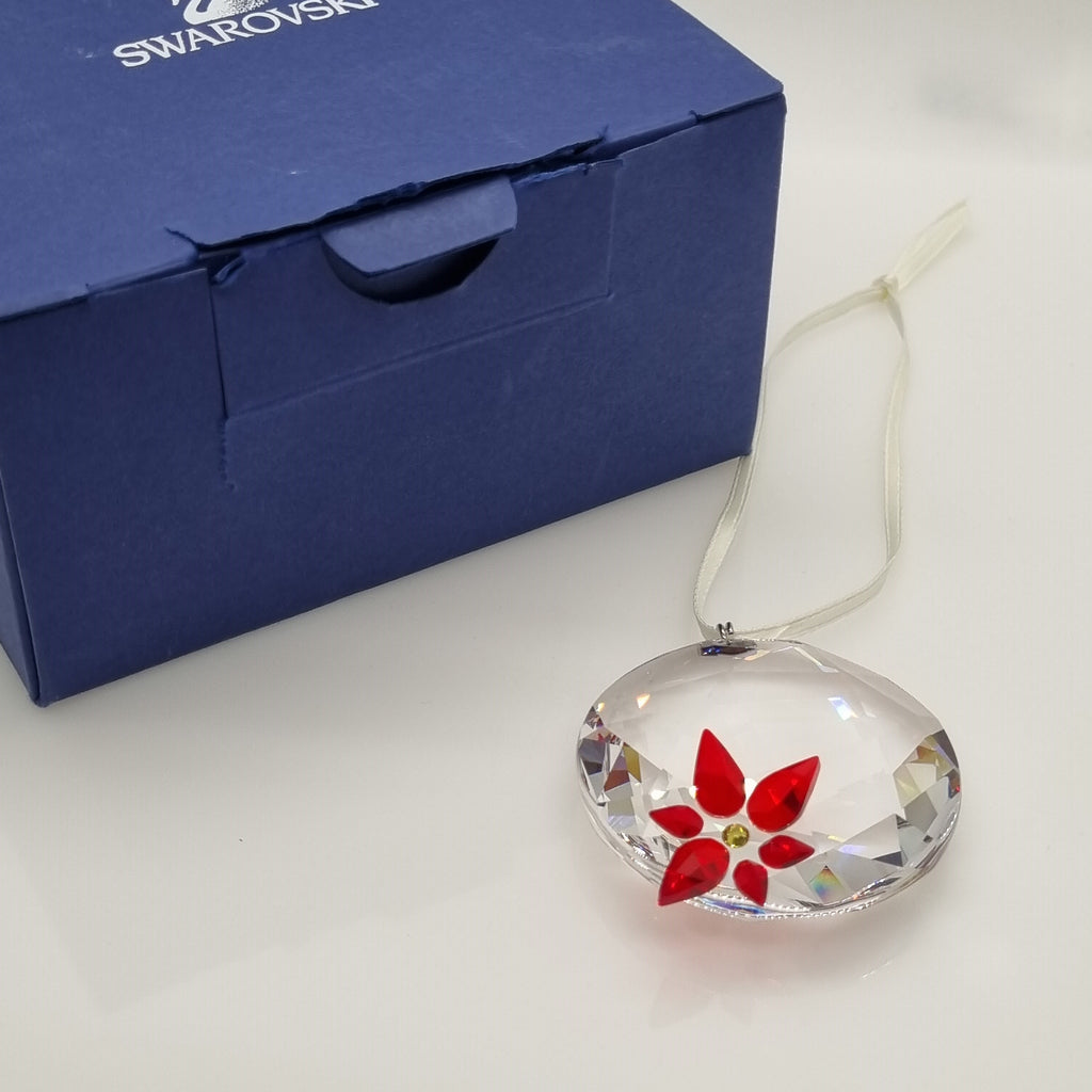 SWAROVSKI Weihnachtsstern Poinsettia Ornament Rund 905214