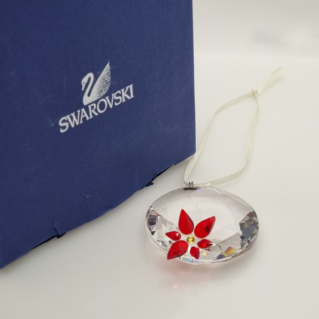 SWAROVSKI Weihnachtsstern Poinsettia Ornament Rund 905214