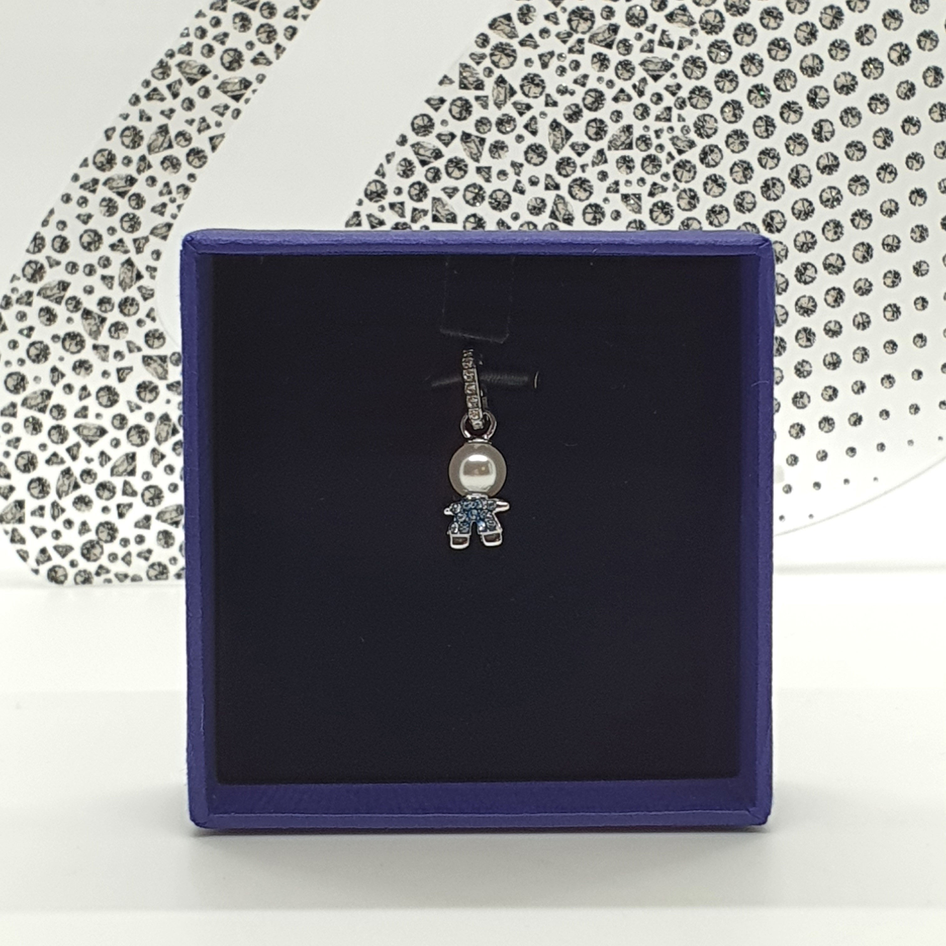 SWAROVSKI Remix Charm Anhänger Blau Junge 5468566