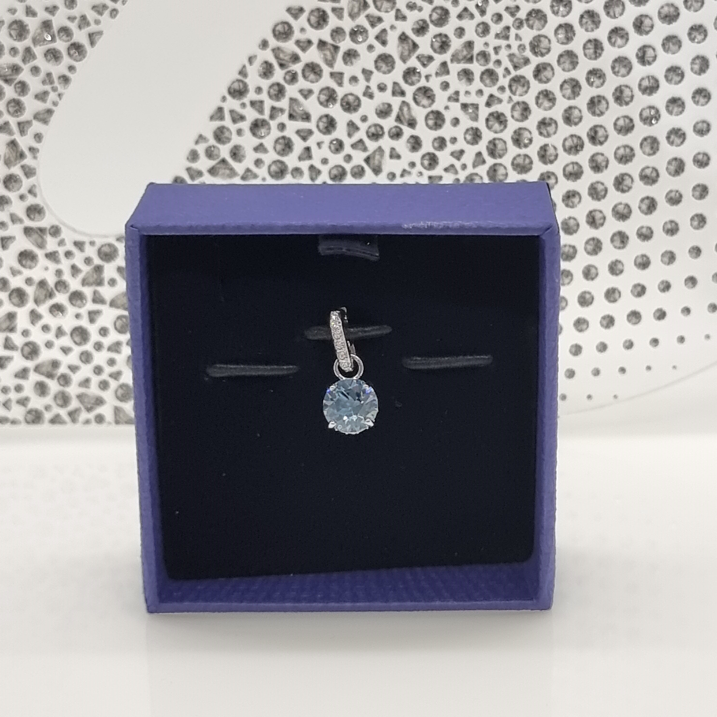 SWAROVSKI Remix Charm Anhänger Aquamarin 5435642