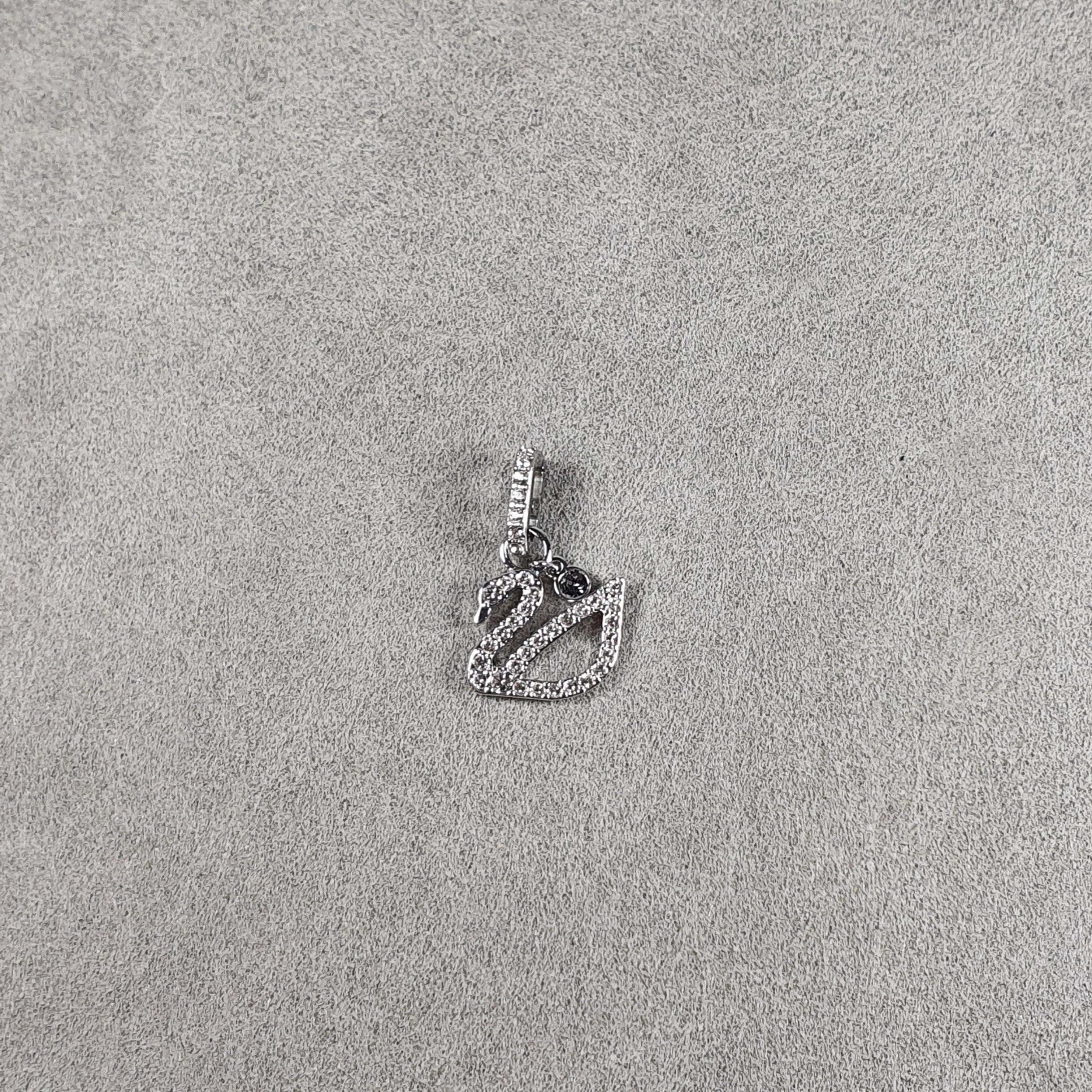 SWAROVSKI Remix Charm Schwan Anhänger Rhodiniert 5443940