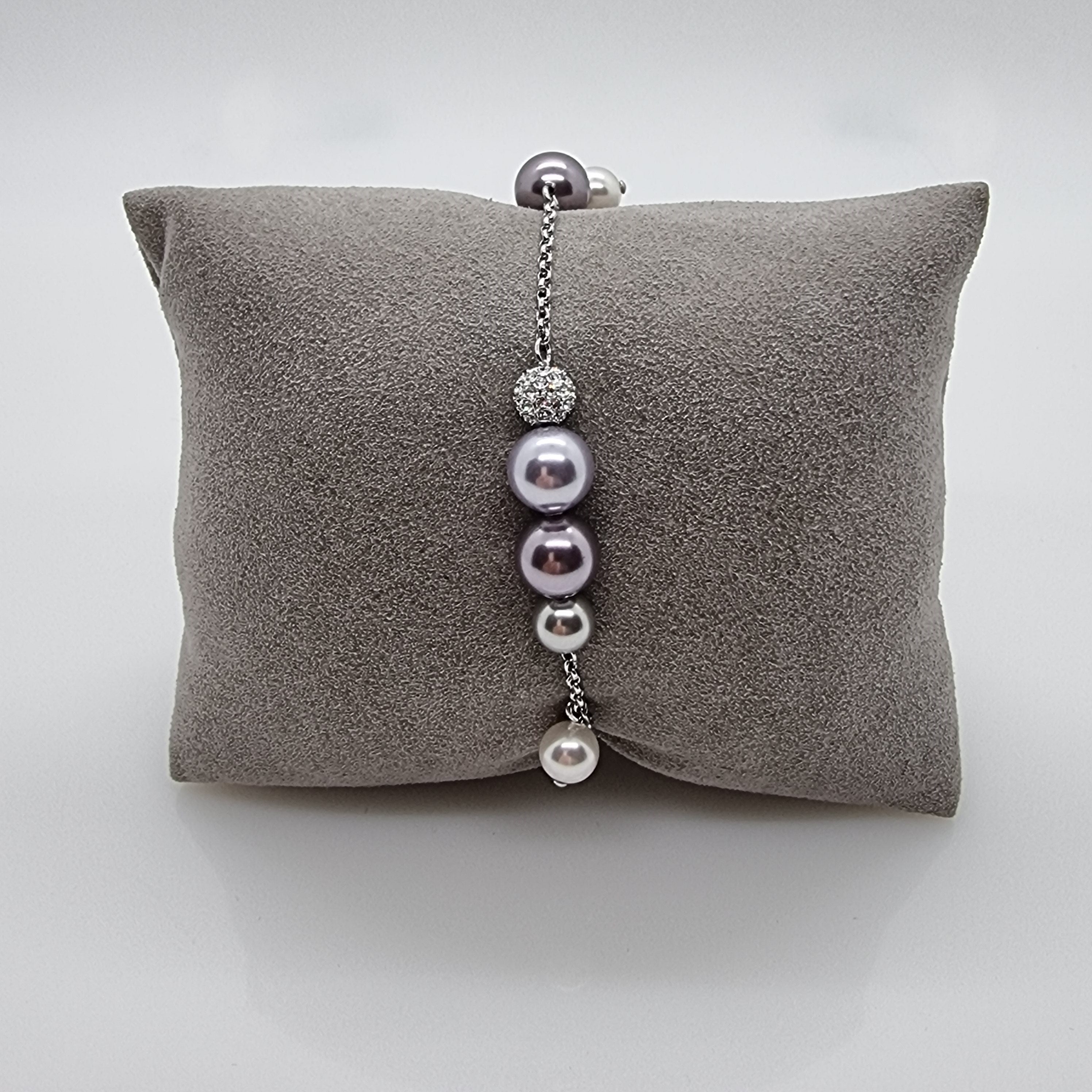 SWAROVSKI Remix Pearl Armband Perlen Lila Größe M 5463191