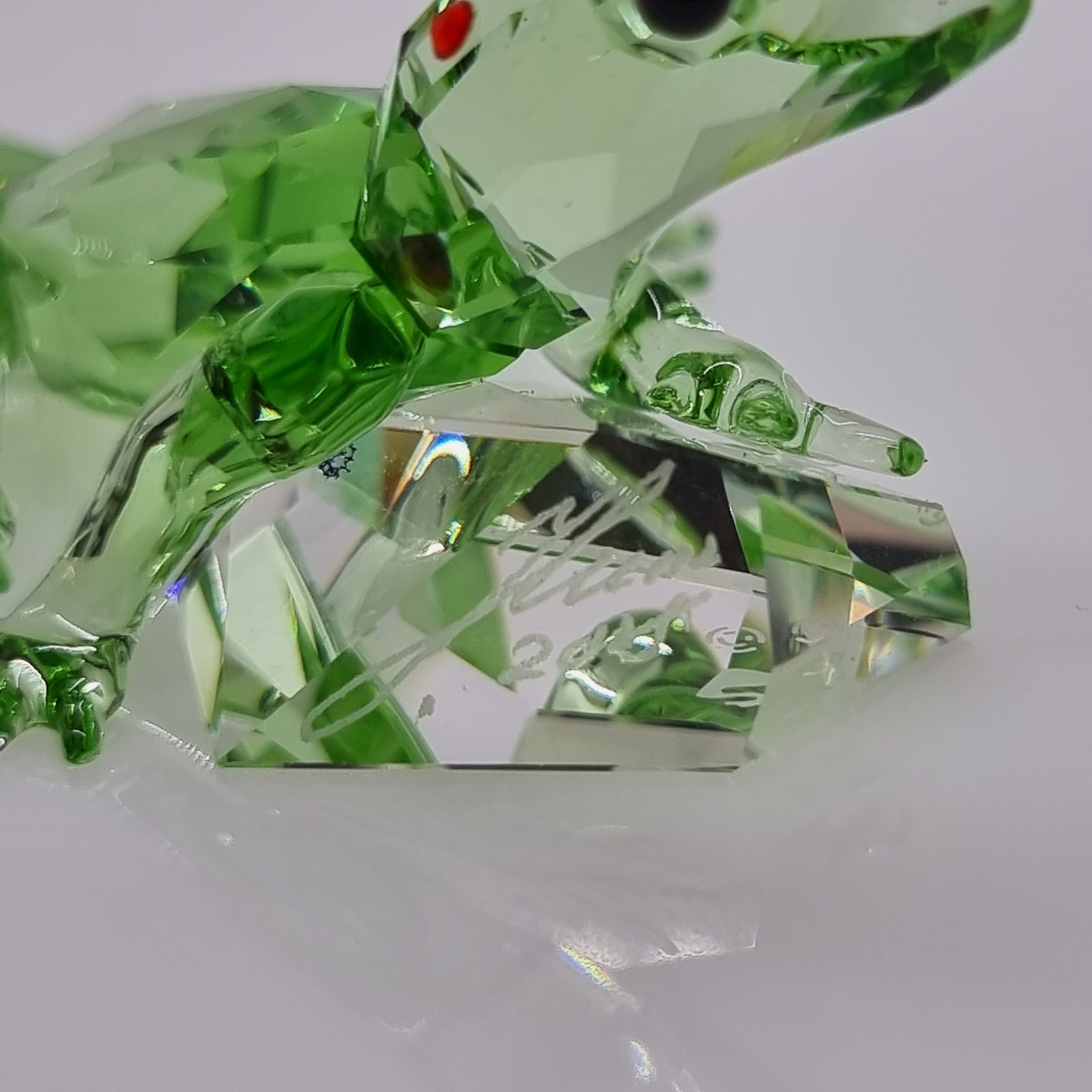 SWAROVSKI SCS Gecko Handsigniert vom Designer H. Tabertshofer.