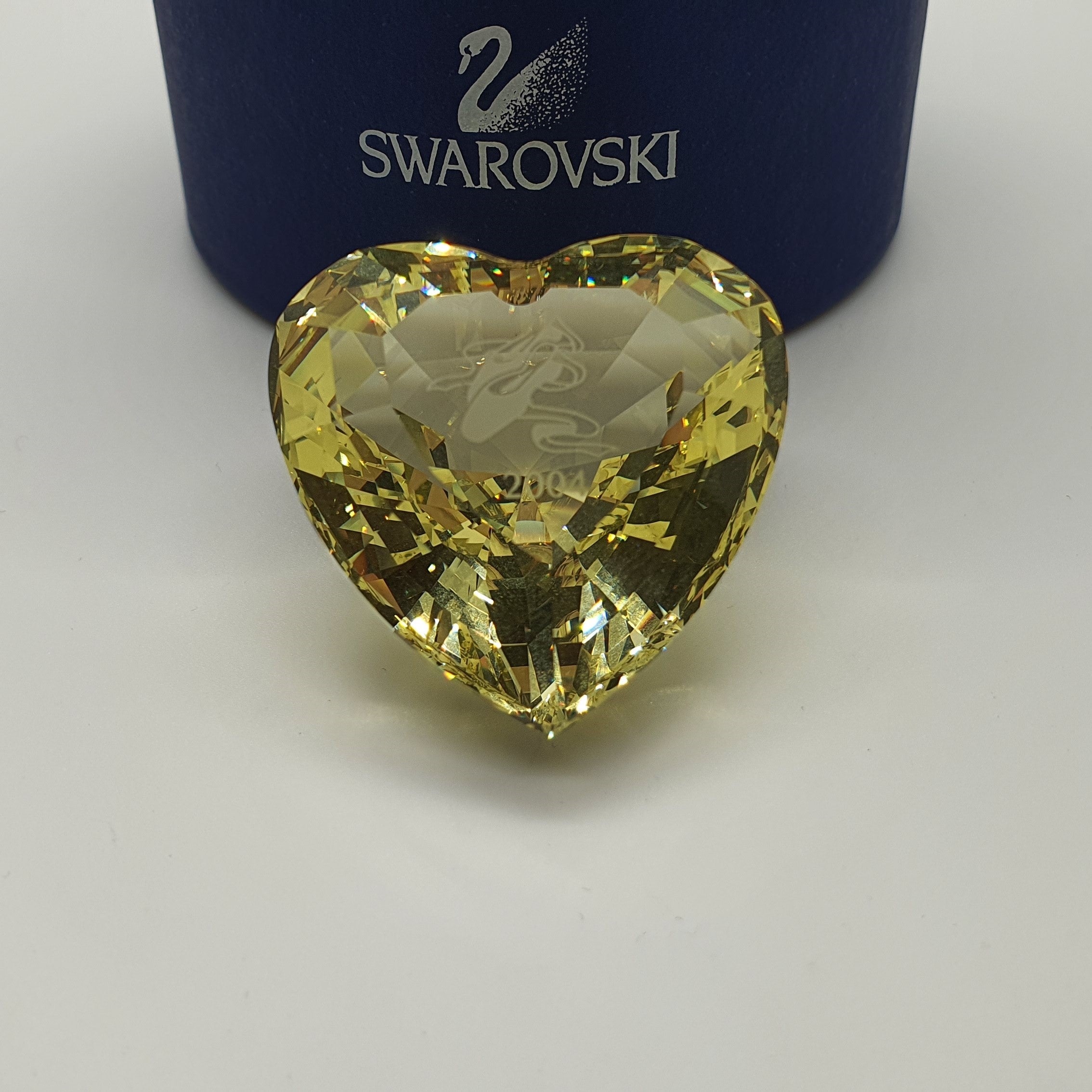 SWAROVSKI SCS Jahresfigur 2004 Anna Herz Gelb 662036
