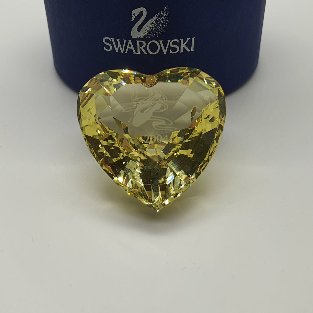 SWAROVSKI SCS Jahresfigur 2004 Anna Herz Gelb 662036