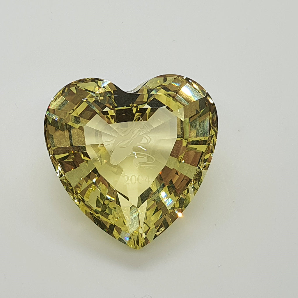 SWAROVSKI SCS Jahresfigur 2004 Anna Herz Gelb 662036