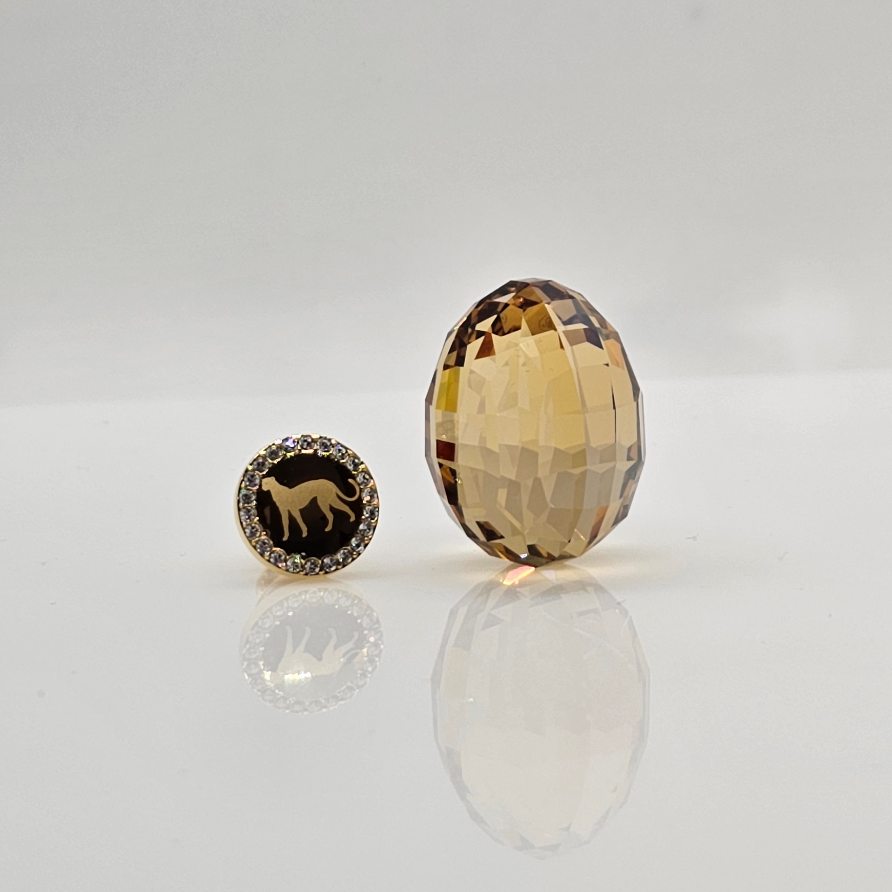 SWAROVSKI SCS Straußenei Makena + Pin Gepard Mehira 2023 EVENT 5646024