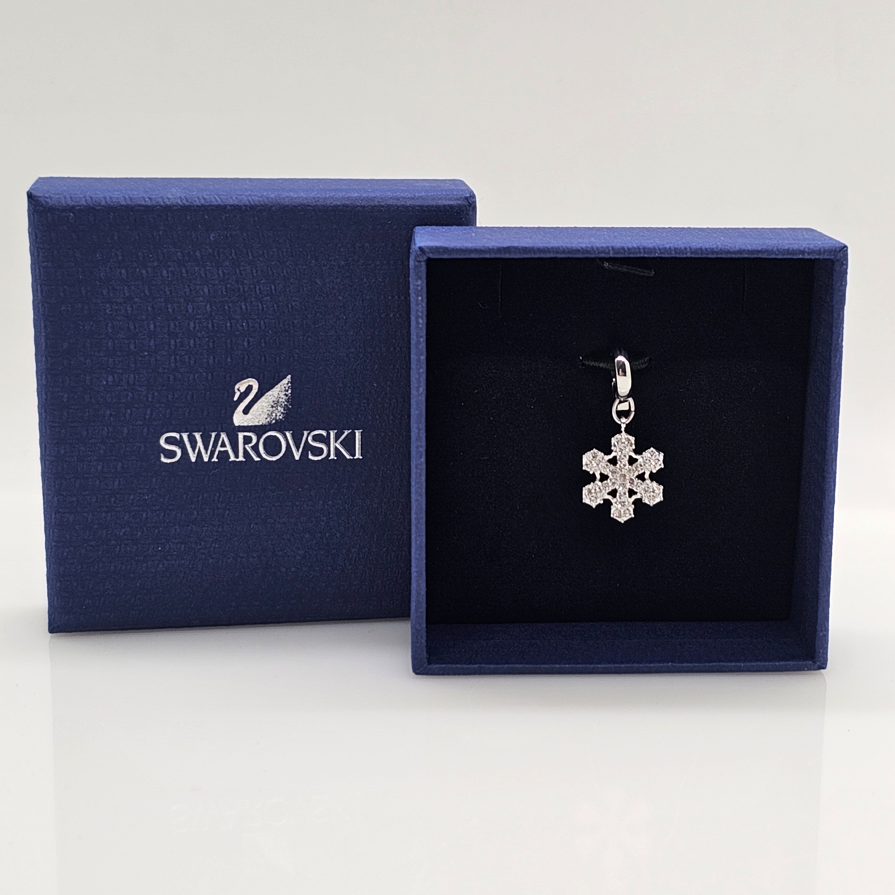 SWAROVSKI Schneeflocke Stern Charm Anhänger