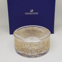 Lade das Bild in den Galerie-Viewer, SWAROVSKI Teelicht Shimmer Goldfarben 5428724
