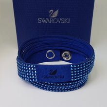 Lade das Bild in den Galerie-Viewer, SWAROVSKI Slake Armband Blau Sonderausgabe
