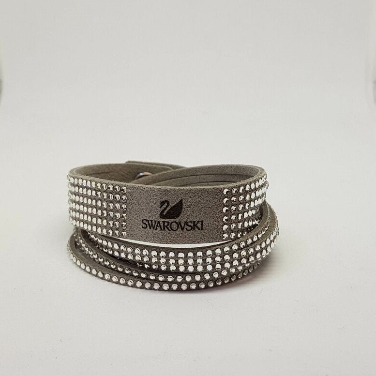 SWAROVSKI Slake Armband Grau Silber Sonderausgabe