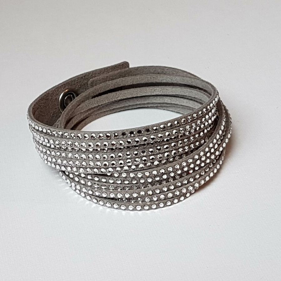 SWAROVSKI Slake Armband Grau Silber 1179236