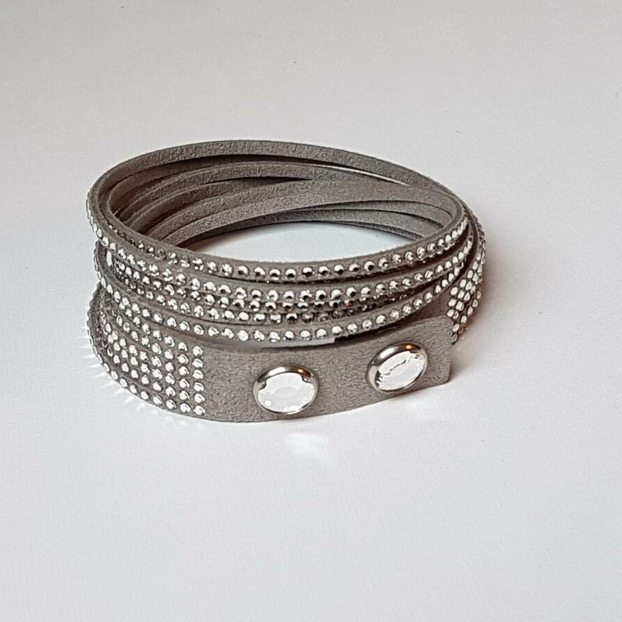 SWAROVSKI Slake Armband Grau Silber 1179236