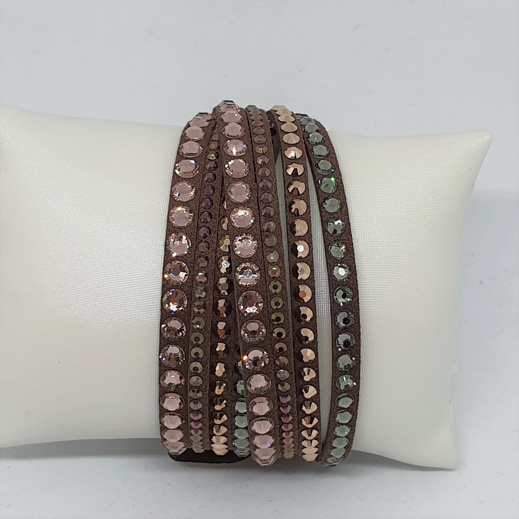 SWAROVSKI Slake Deluxe Armband Braun Chocolate Multi Brown 5297362