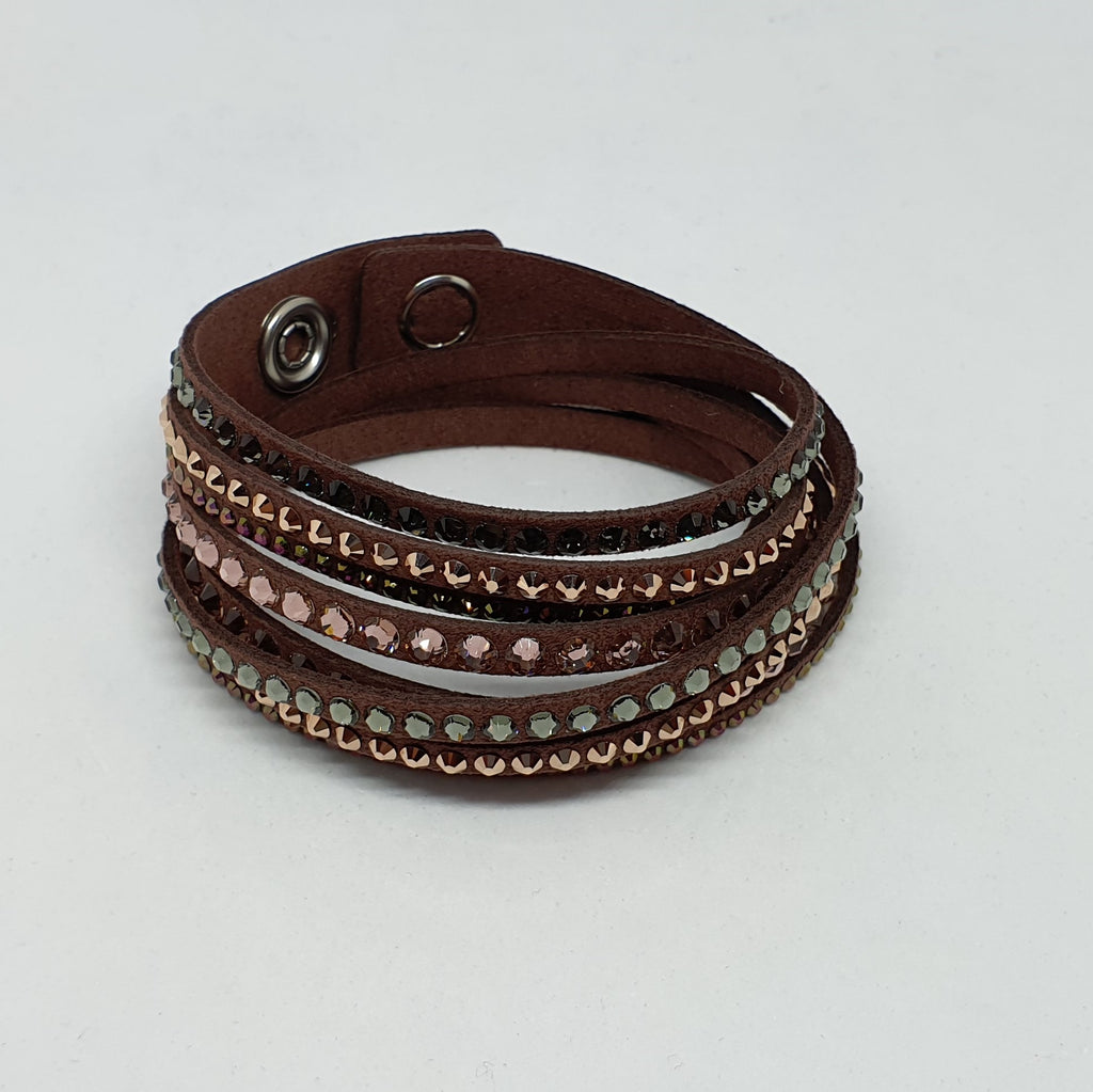 SWAROVSKI Slake Deluxe Armband Braun Chocolate Multi Brown 5297362