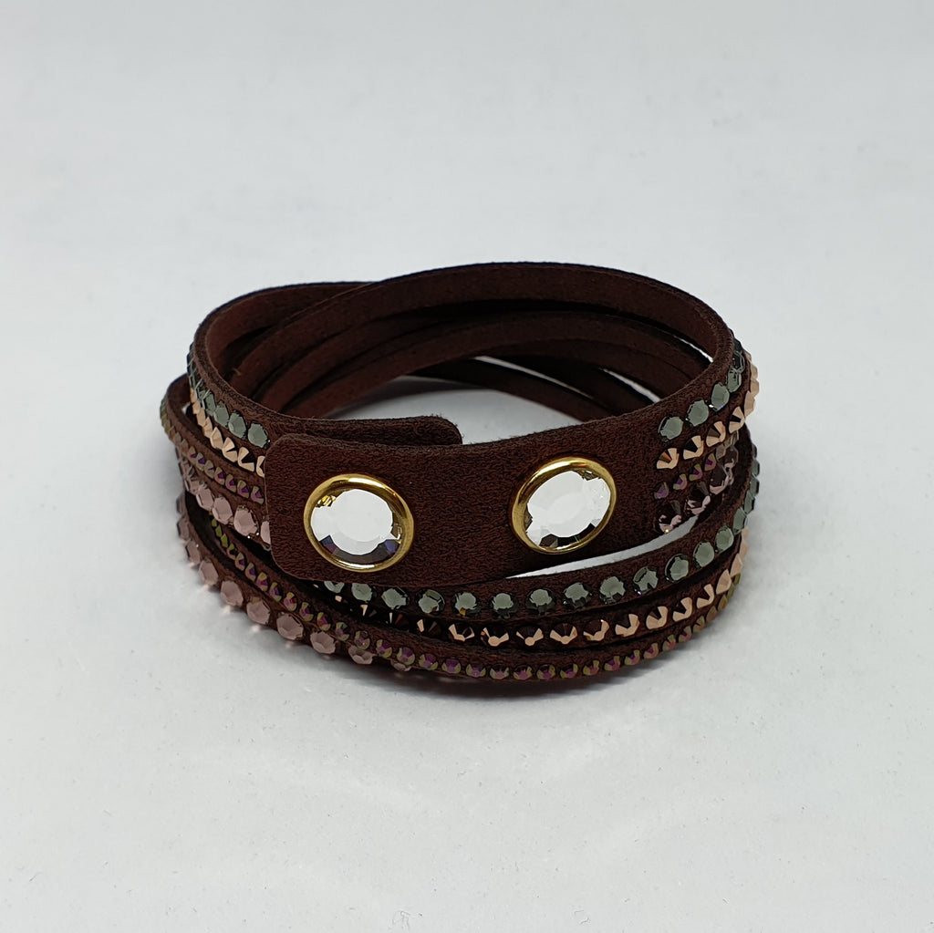 SWAROVSKI Slake Deluxe Armband Braun Chocolate Multi Brown 5297362