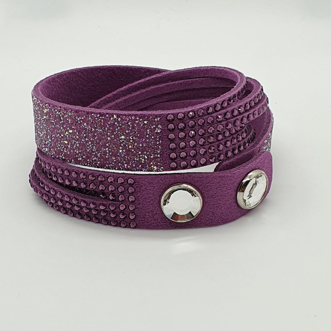 SWAROVSKI Slake Duo Armband Lila Violett 5297361