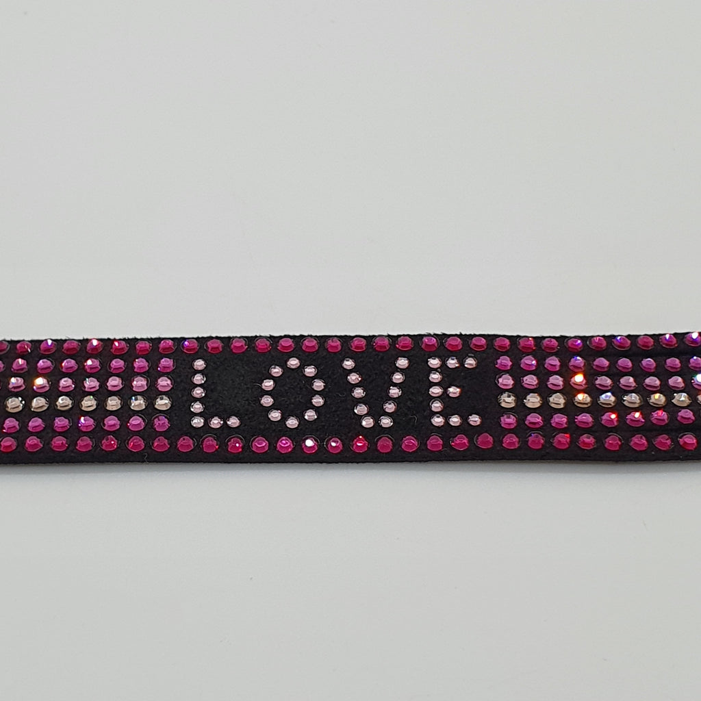 SWAROVSKI Slake Armband LOVE Rosa Pink 5353165