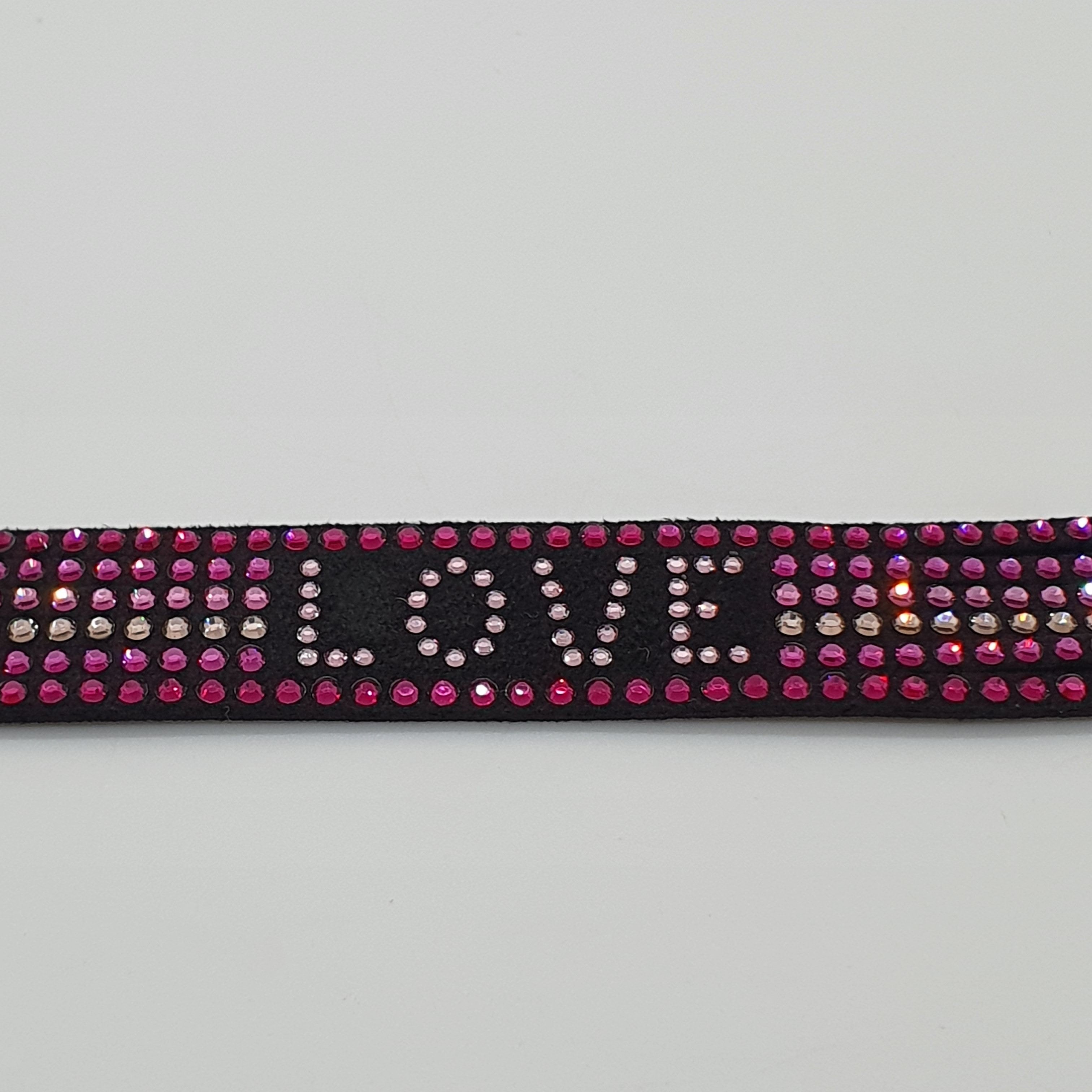 SWAROVSKI Slake Armband LOVE Rosa Pink 5353165