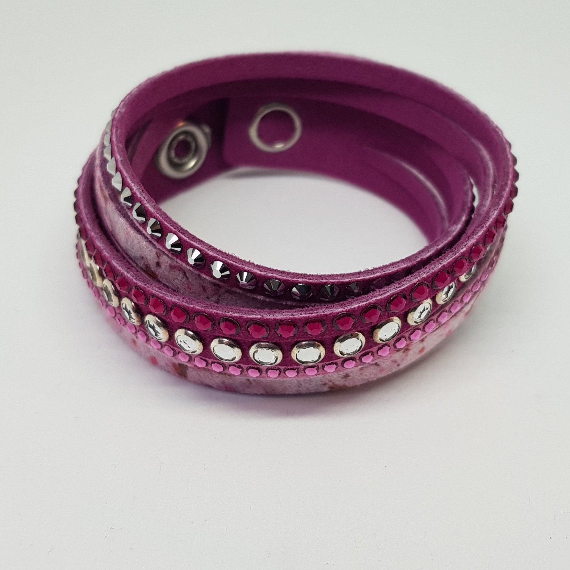 SWAROVSKI Slake Print Armband, Mehrfarbig Rosa 5253046