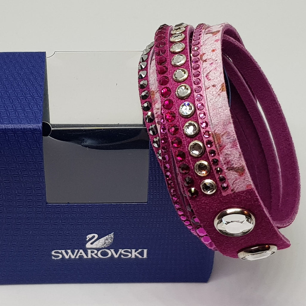 SWAROVSKI Slake Print Armband, Mehrfarbig Rosa 5253046