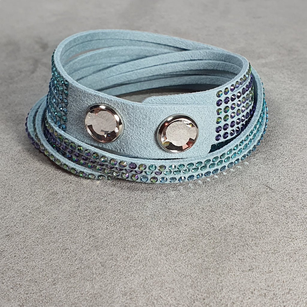 SWAROVSKI Slake Two in One Armband Light Blue Hellblau 5297358
