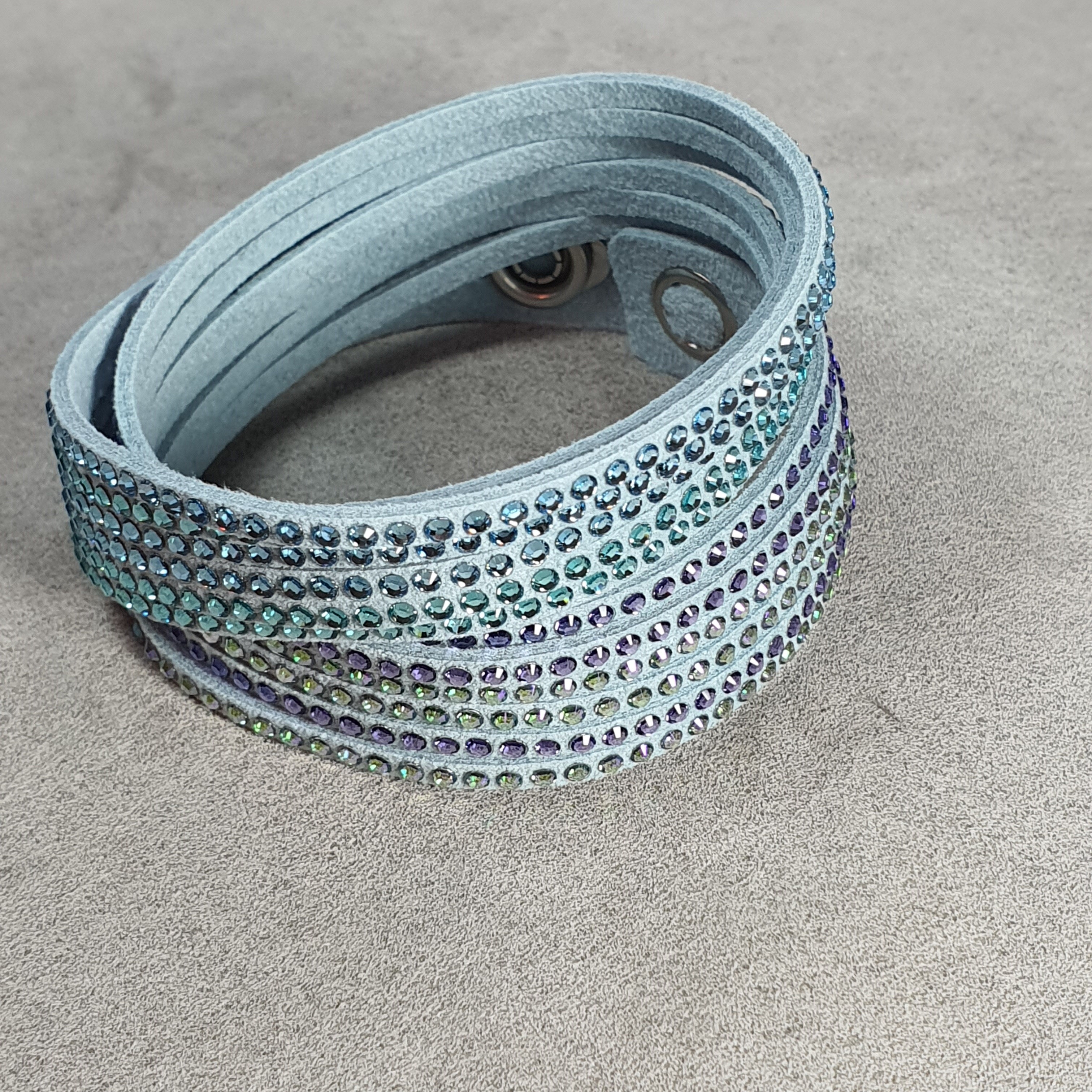 SWAROVSKI Slake Two in One Armband Light Blue Hellblau 5297358