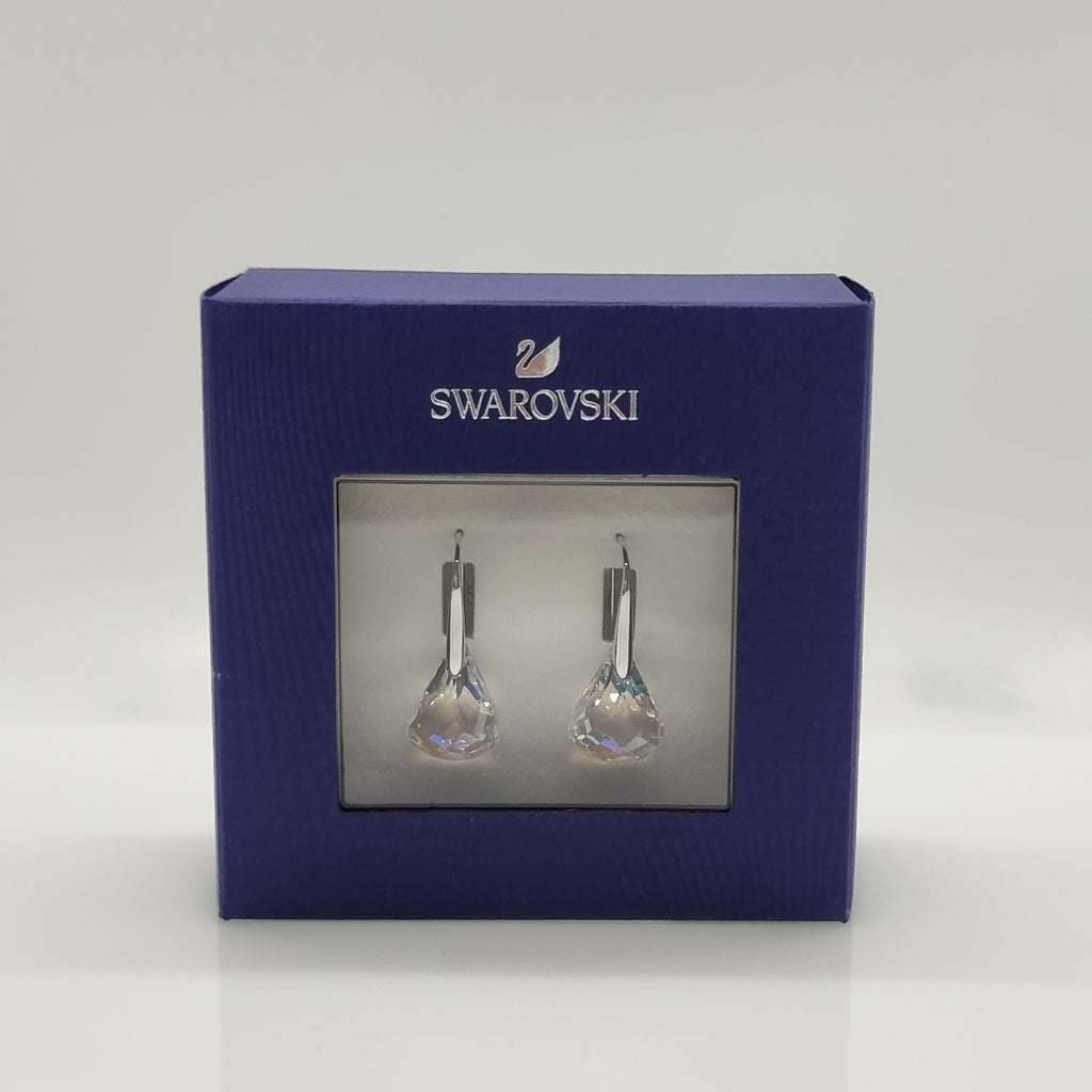 SWAROVSKI Spirit Ohrringe Klar Weiß, Rhodiniert