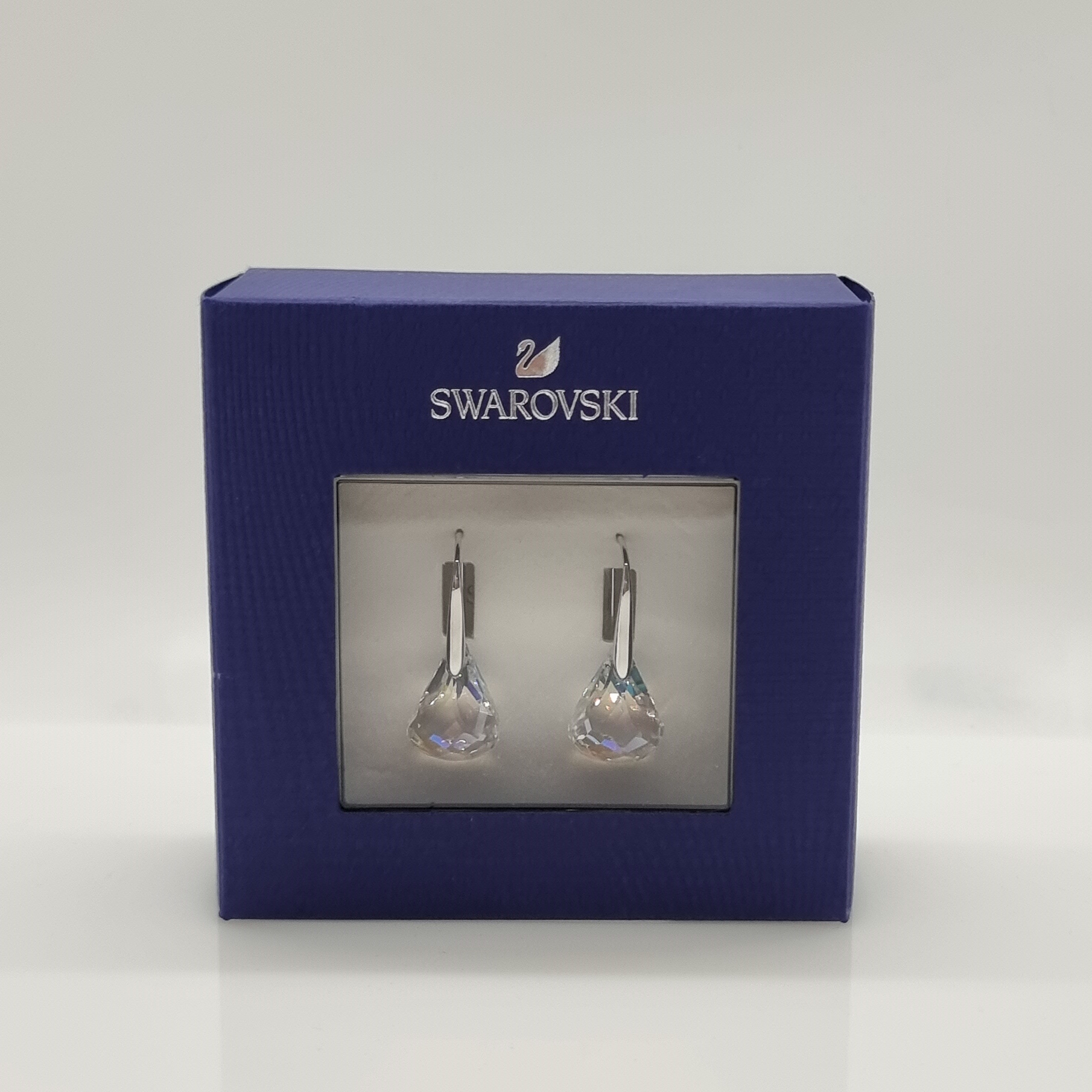 SWAROVSKI Spirit Ohrringe Klar Weiß, Rhodiniert