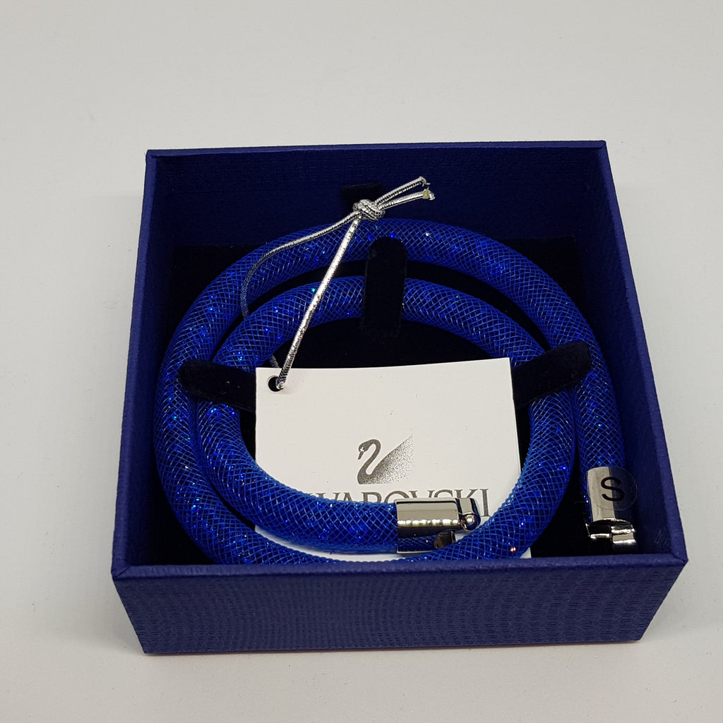 SWAROVSKI Stardust Armband Double Größe S Blau 5186426 oU