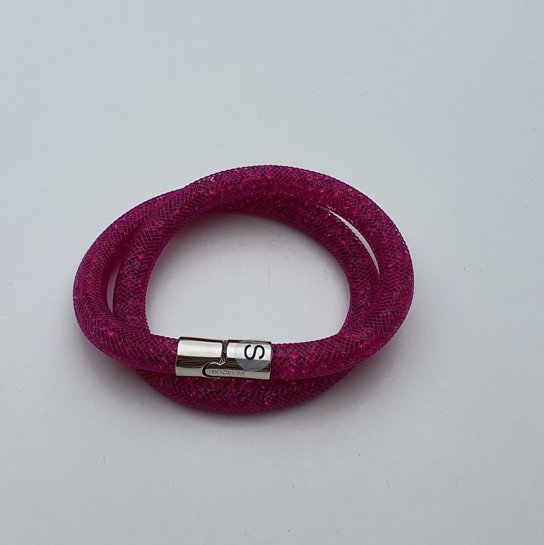 SWAROVSKI Stardust Armband Double Größe S Fuchsia
