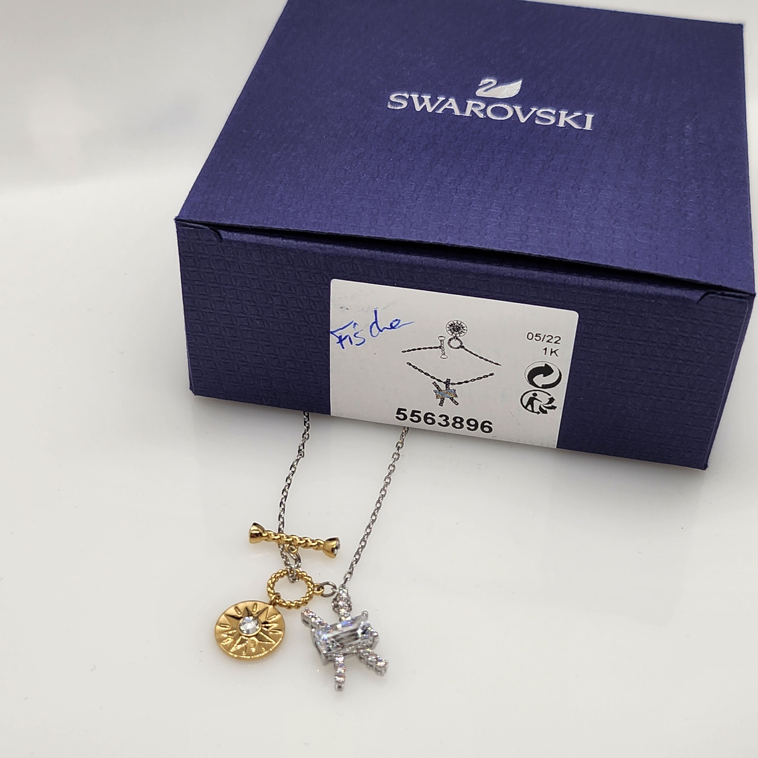 SWAROVSKI Sternzeichen Kette Anhänger Fische Zodiak II 5563896