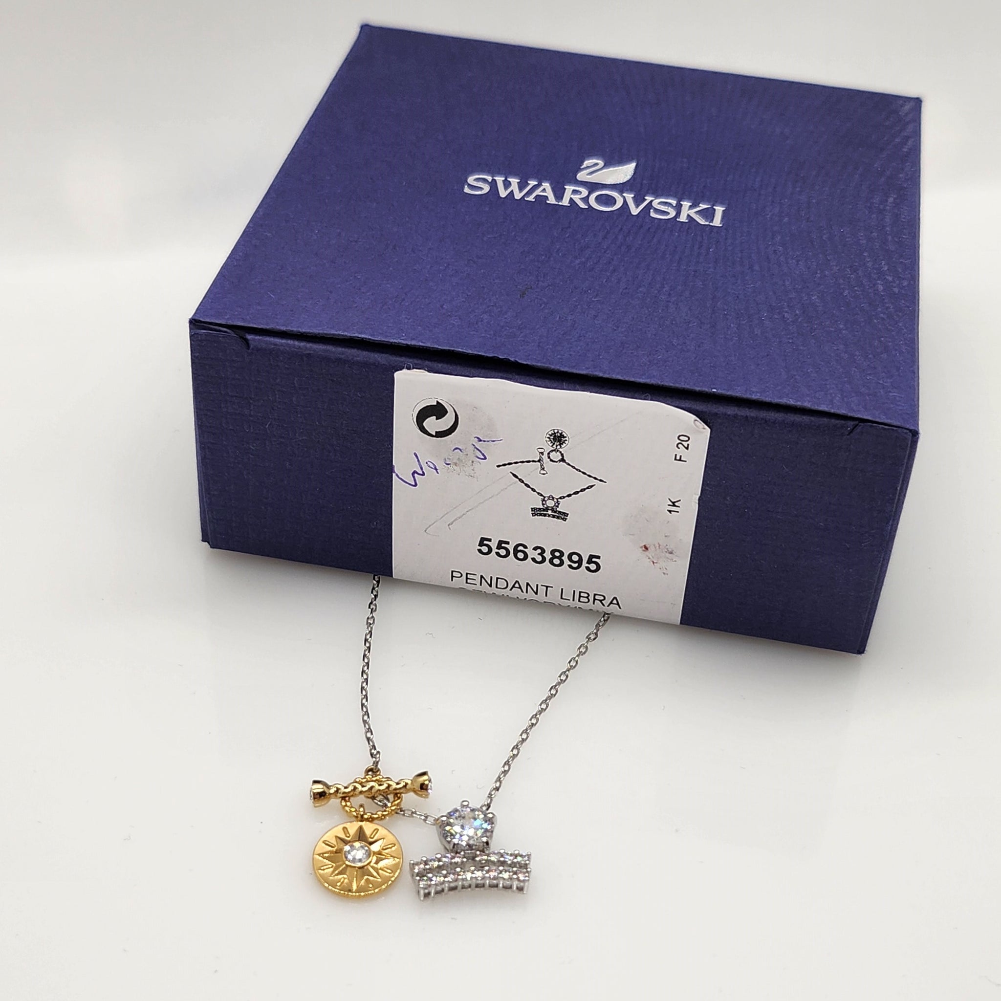 SWAROVSKI Sternzeichen Kette Anhänger Waage Zodiak II 5563895 – Franks  Kristall Shop