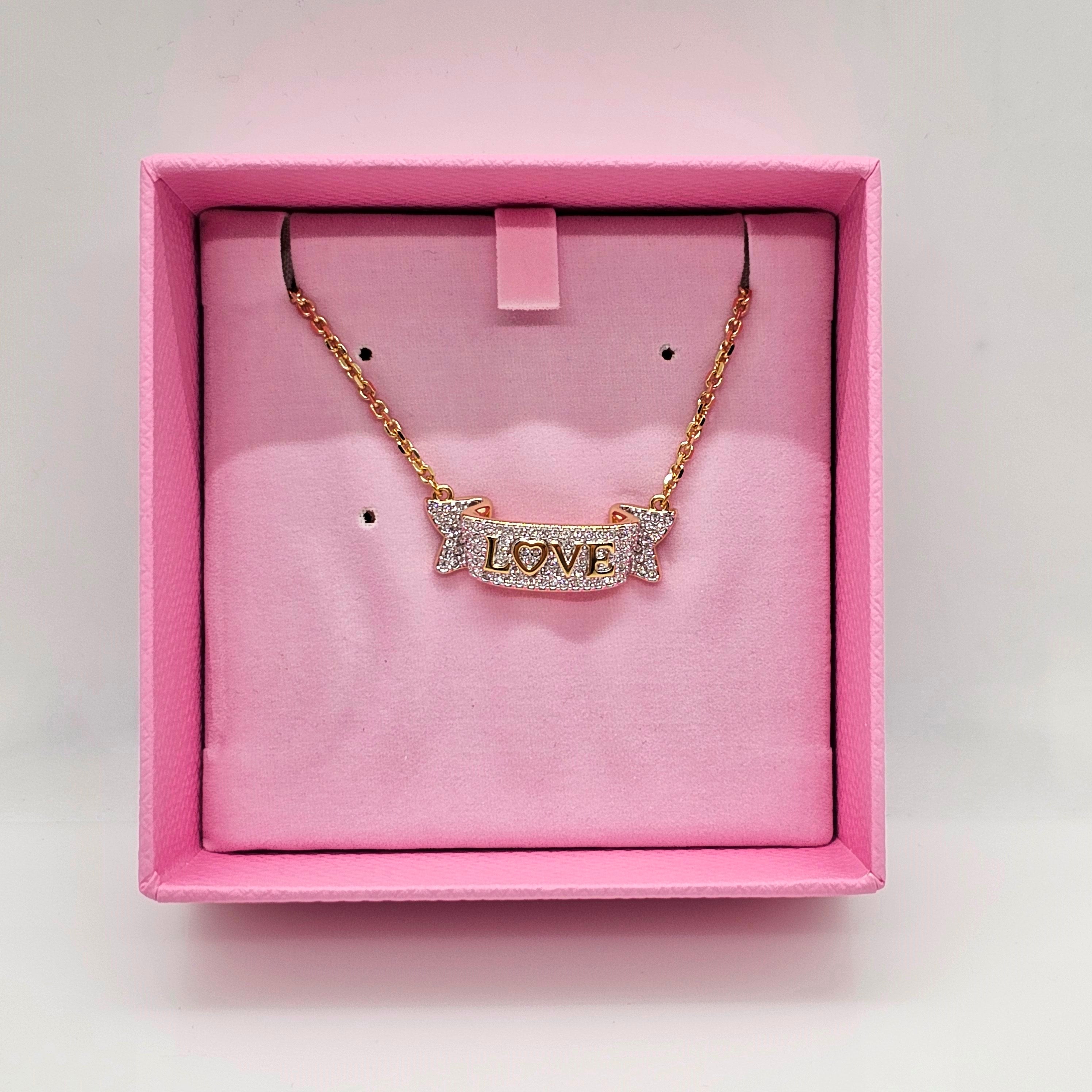 SWAROVSKI Volta Love Halskette Weiß, Goldlegierungsschicht 5657725