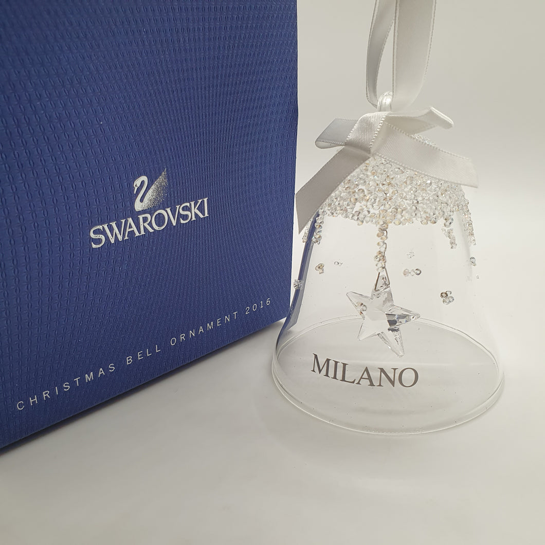 SWAROVSKI Weihnachtsglocke Groß mit Stern Sonderausgabe Milano 5293155