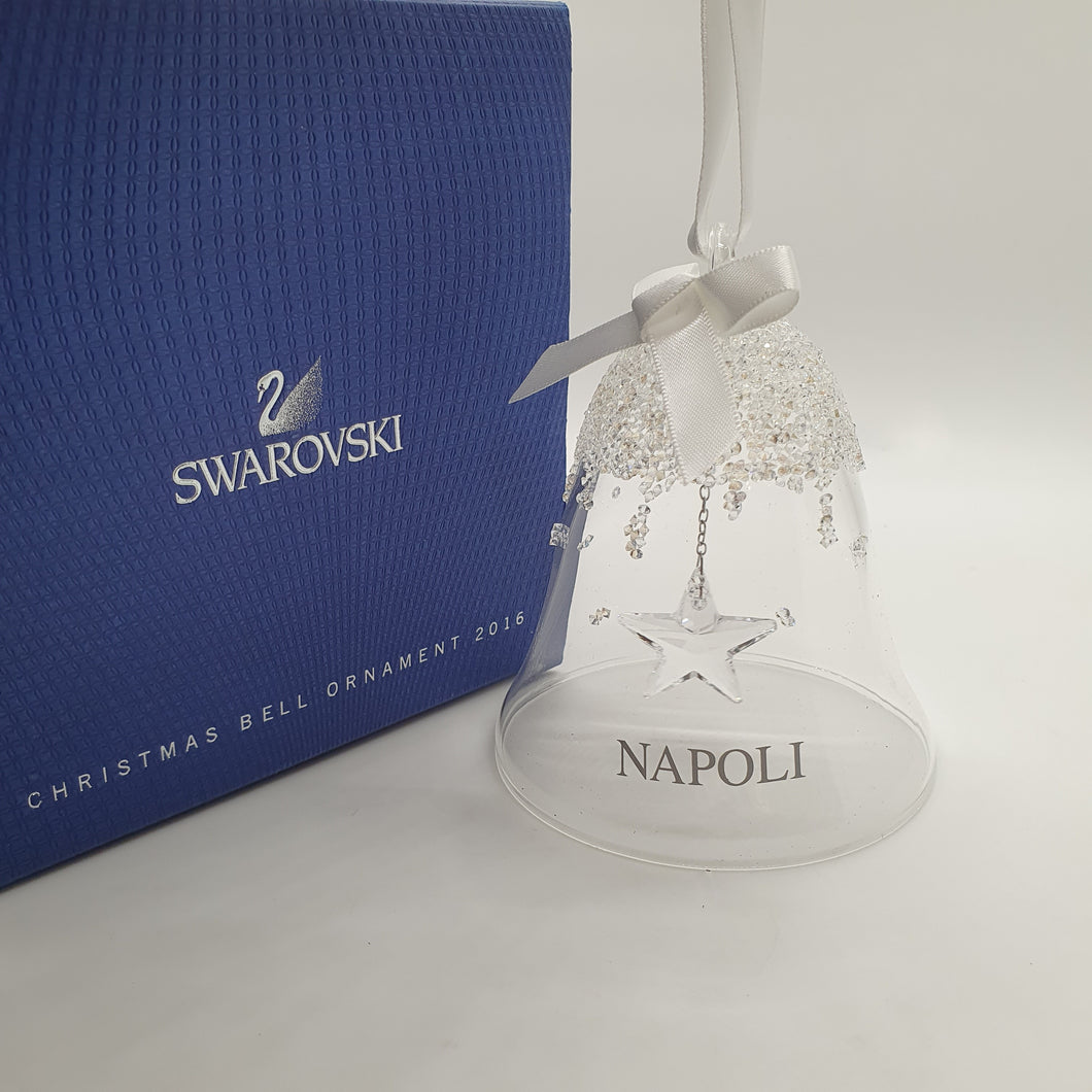 SWAROVSKI Weihnachtsglocke Groß mit Stern Sonderausgabe Napoli 5293157