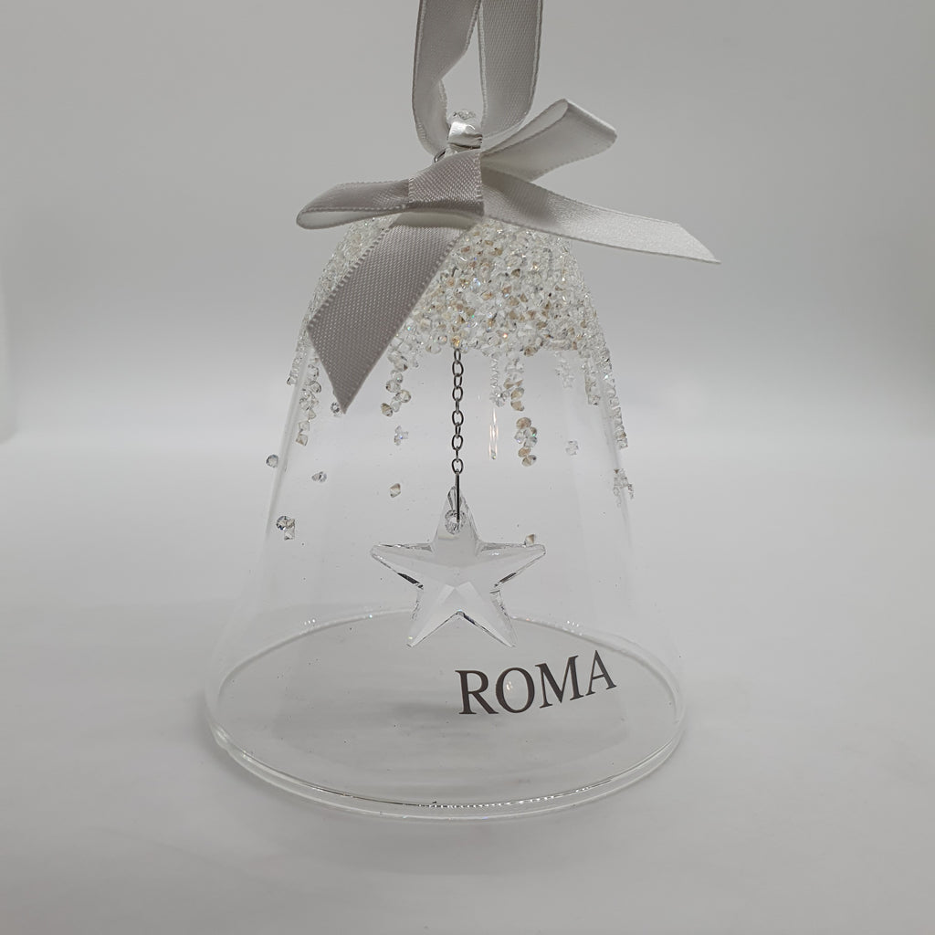 SWAROVSKI Weihnachtsglocke Groß mit Stern Sonderausgabe Roma 5293156