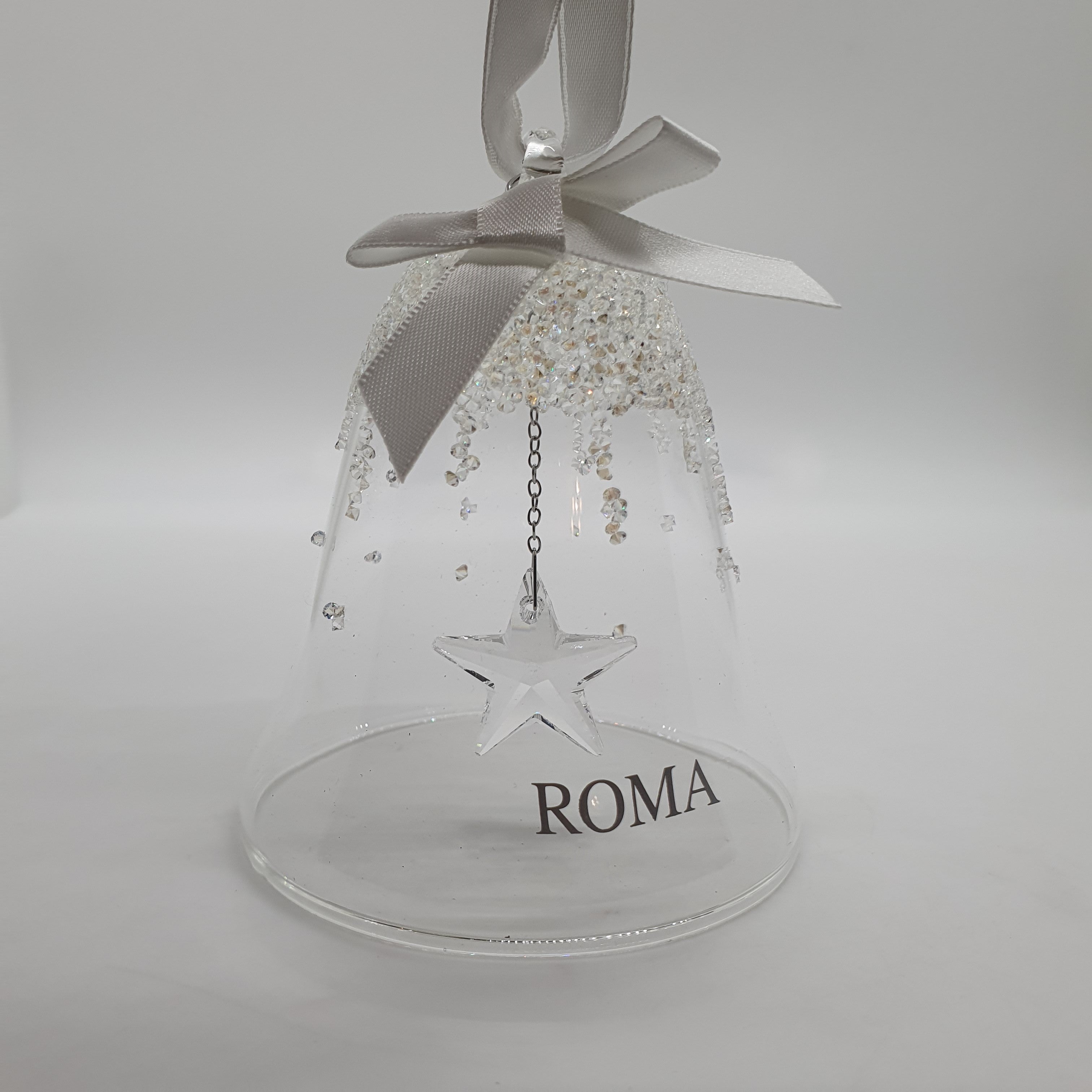 SWAROVSKI Weihnachtsglocke Groß mit Stern Sonderausgabe Roma 5293156