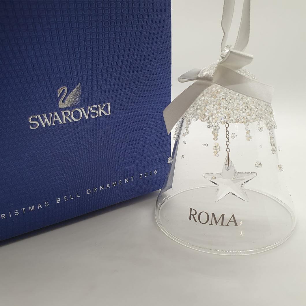 SWAROVSKI Weihnachtsglocke Groß mit Stern Sonderausgabe Roma 5293156