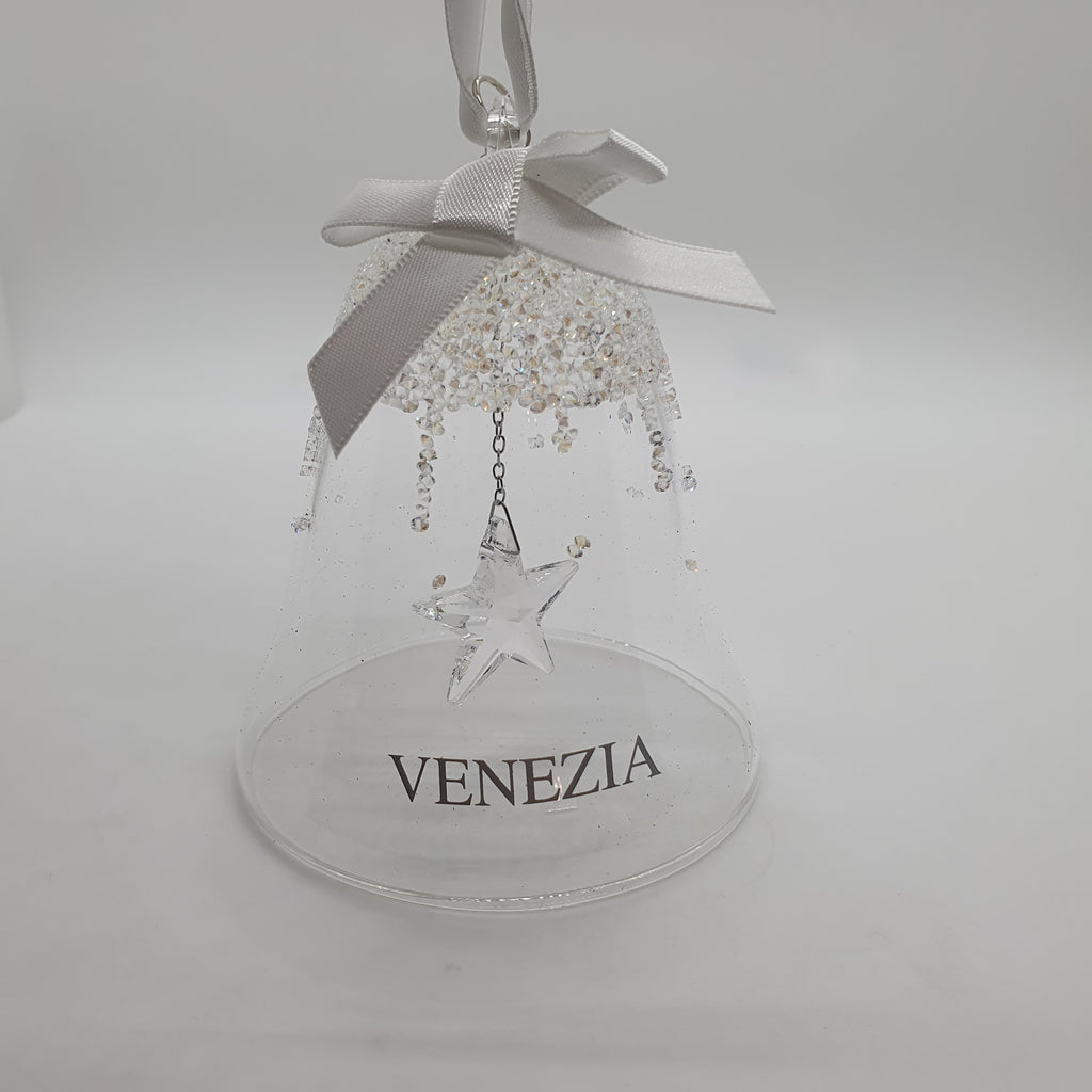 SWAROVSKI Weihnachtsglocke Groß mit Stern Sonderausgabe Venezia 5293159